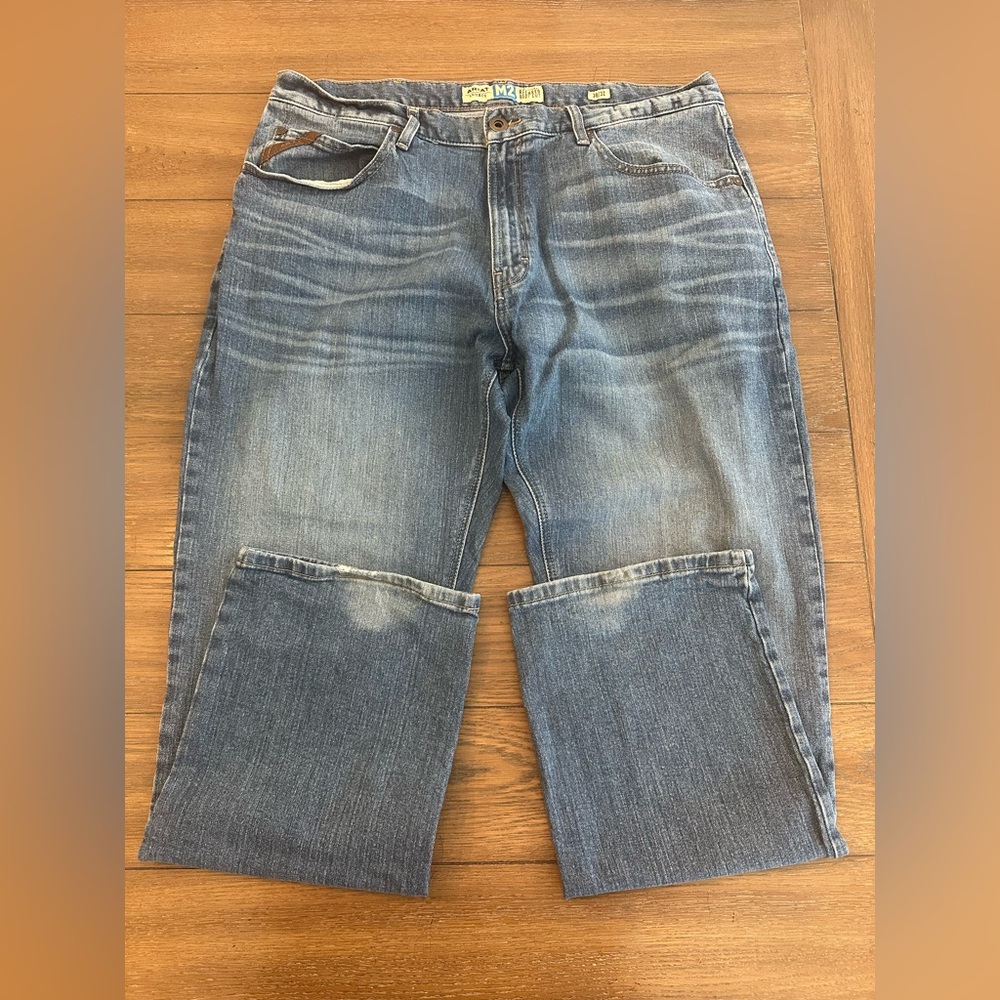 Ariat M2 Men's Relaxed Bootcut Jeans - Blue Size 38x32 - Picture 2 of 8